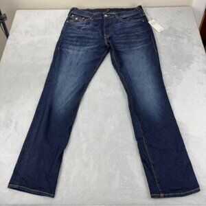 True Religion NWT Ricky Flap 34 105446 Ricky Relaxed Straight Mens Sz 40x34
